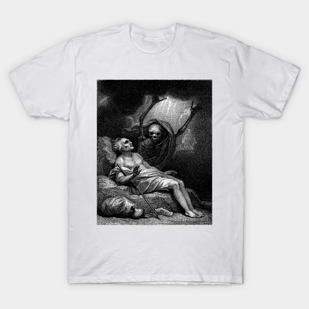 Death Visits T-Shirt by themasters